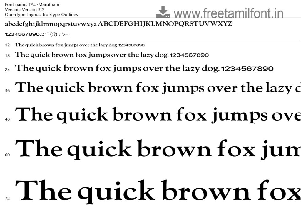 marutham tamil fonts free download